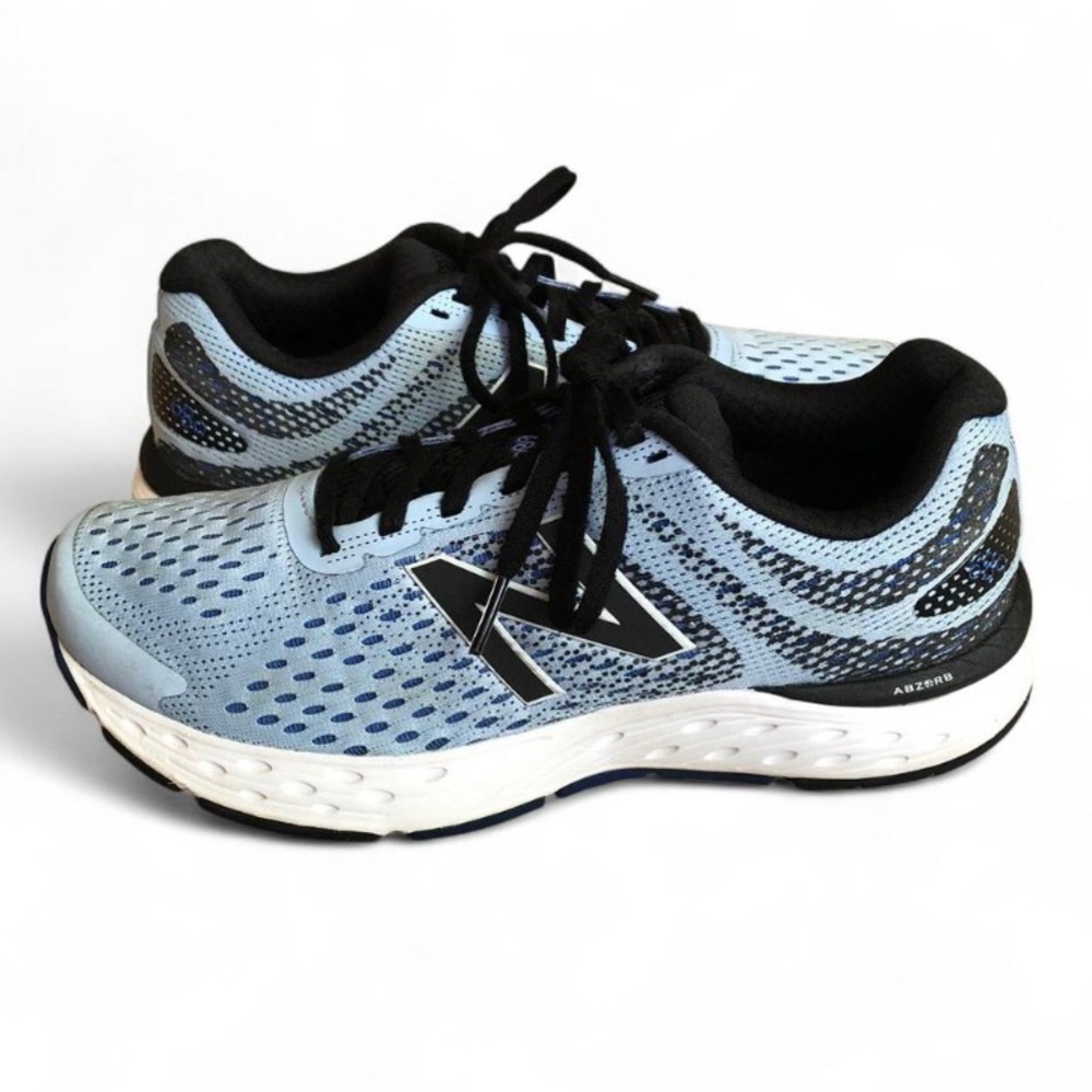 New Balance 680v6 Running Shoes Women's Size 9.5 Blue Athletic Sneakers